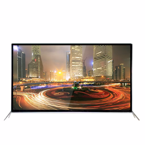 卸売新製品スマート Android テレビ TV 49 50 55 65 インチ 4K 強化ガラス テレビ