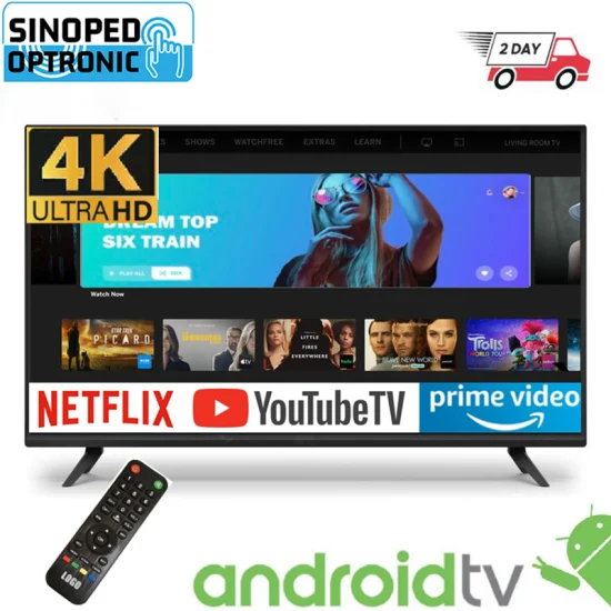 24 32 40 43 50 55 65 インチ湾曲スマート TV LED テレビ 4K 大画面ウルトラ HD LED Android TV OEM 工場出荷時の価格